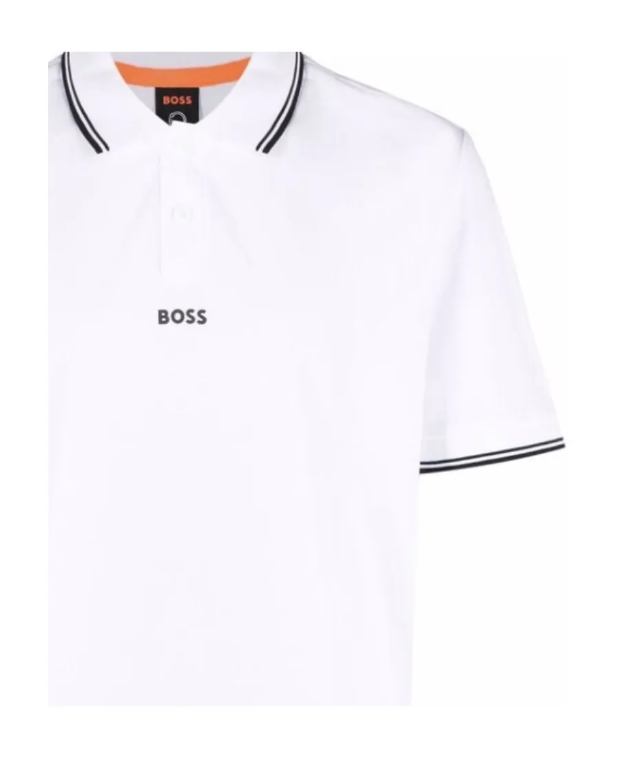 Stripe Detail Polo Shirt