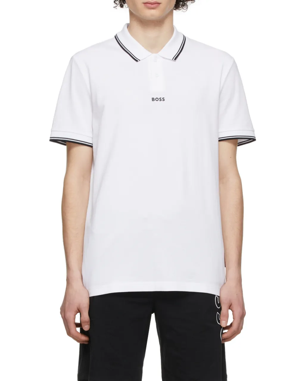 Stripe Detail Polo Shirt