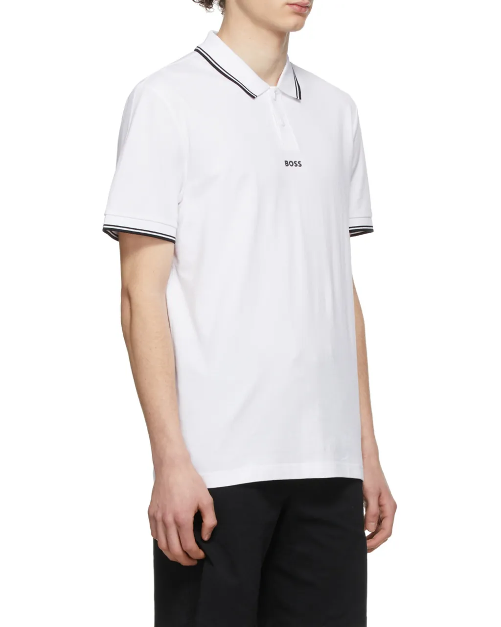 Stripe Detail Polo Shirt