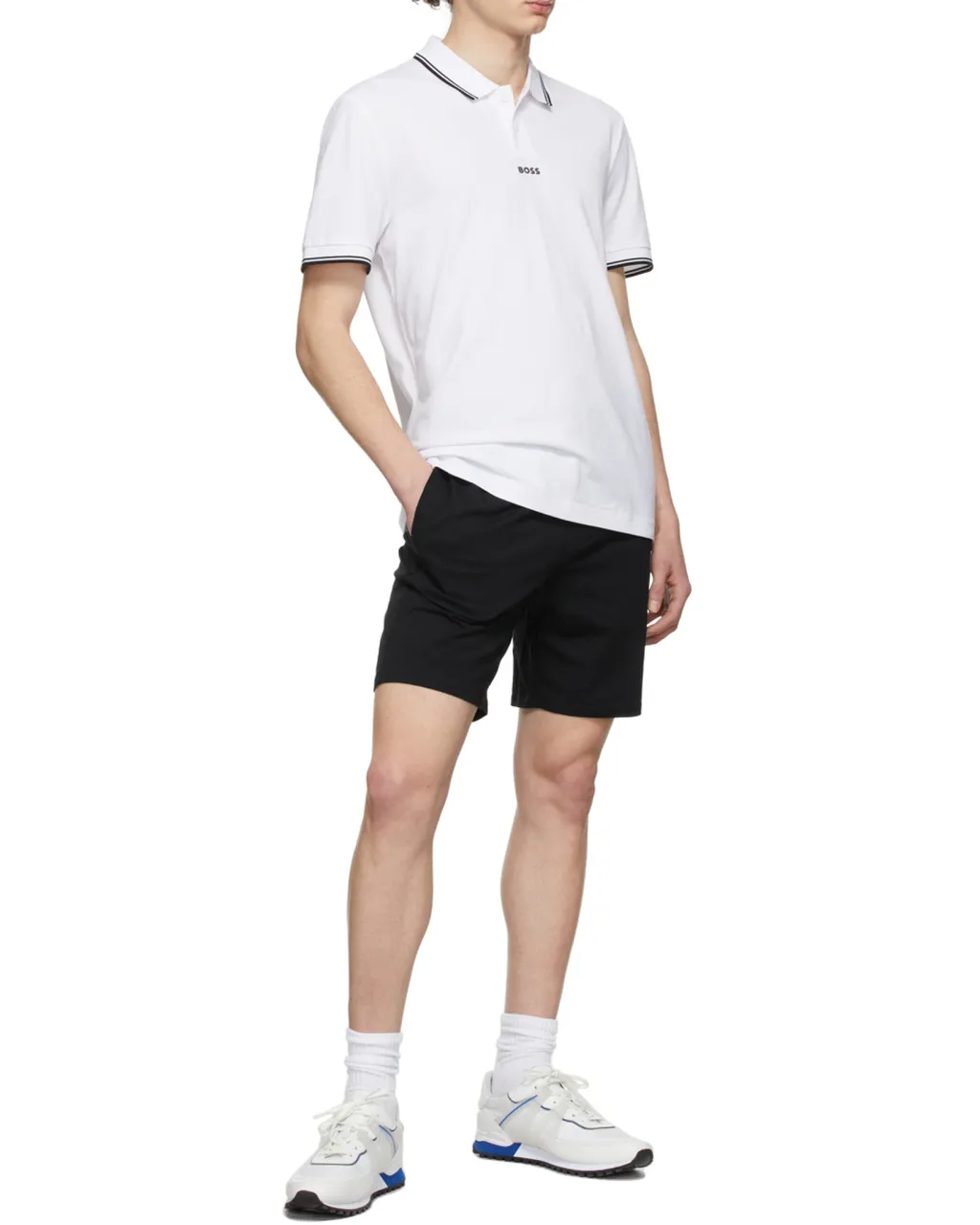 Stripe Detail Polo Shirt