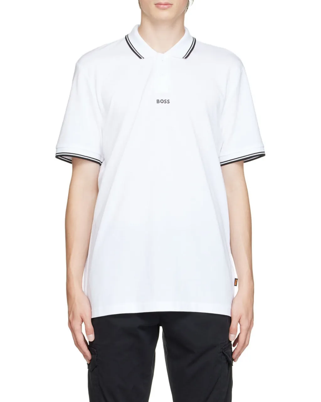 Stripe Detail Polo Shirt
