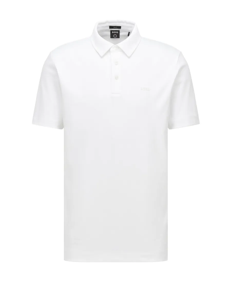 Button Detailed Slim Fit Polo Shirt