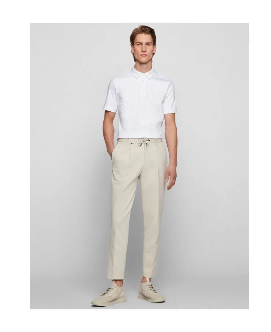 Button Detailed Slim Fit Polo Shirt