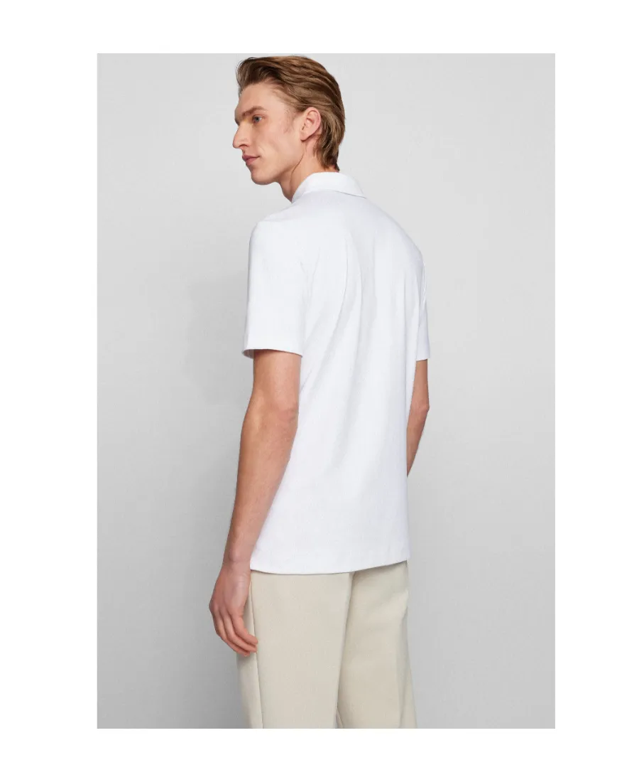 Button Detailed Slim Fit Polo Shirt