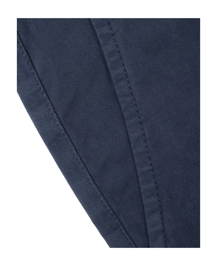 Navy Blue Logo Casual Pants