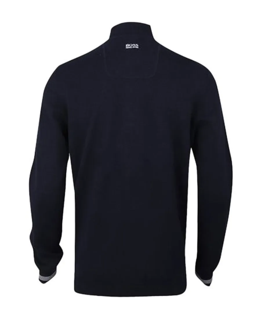 Half-Zip Long-Sleeved Sweatshirt