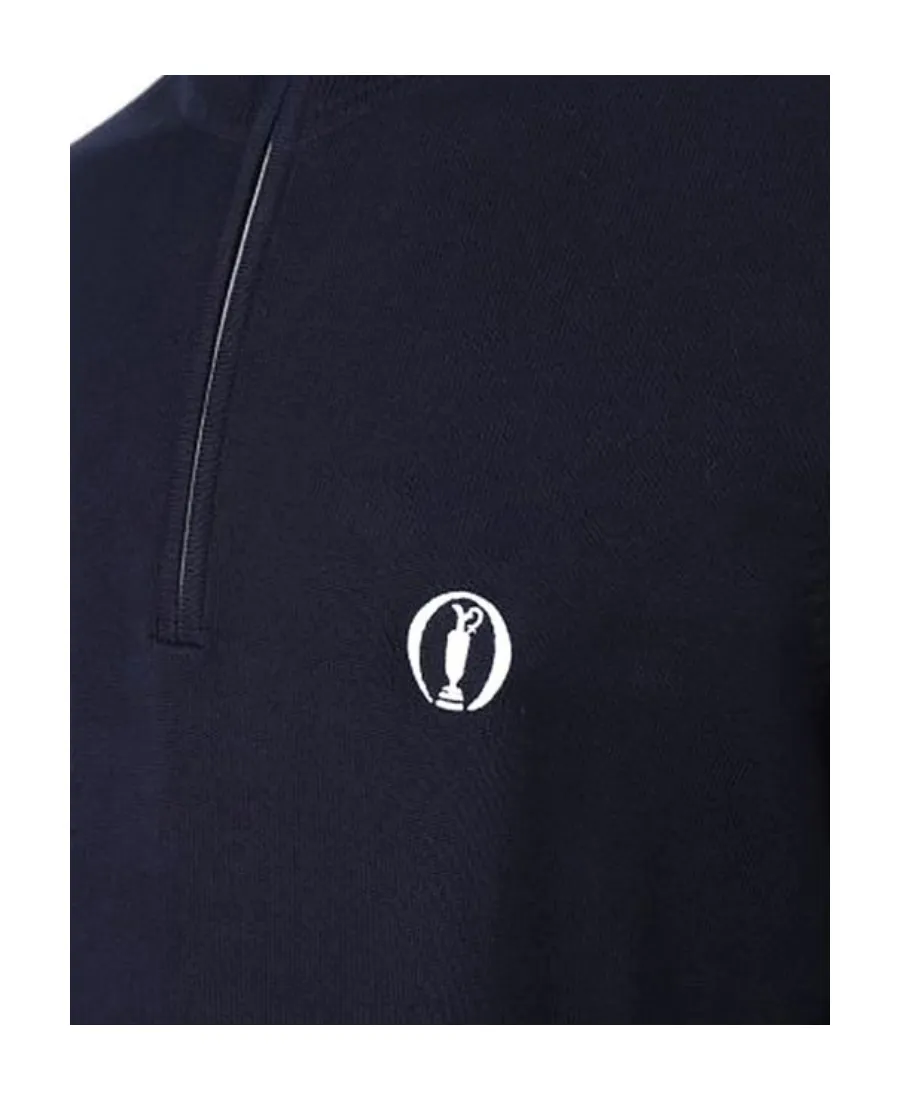 Half-Zip Long-Sleeved Sweatshirt