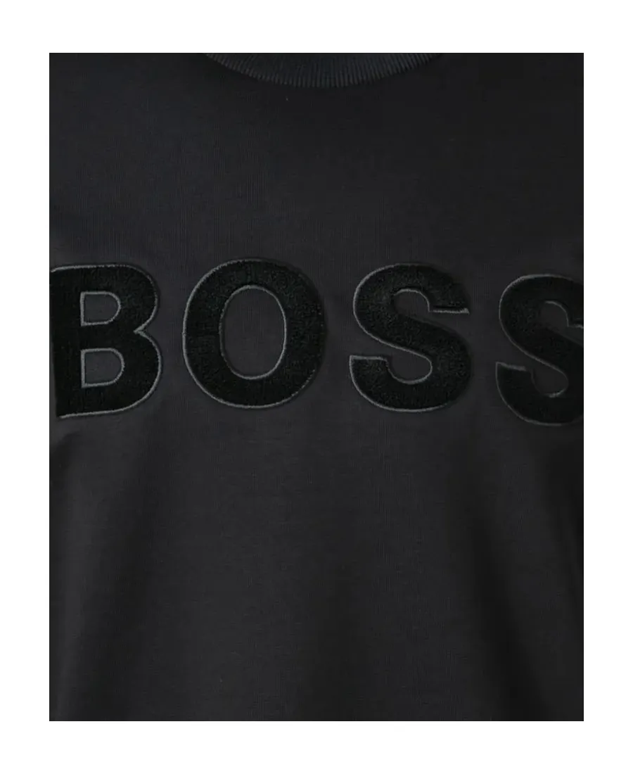 Logo Pattern Pullover Sweater