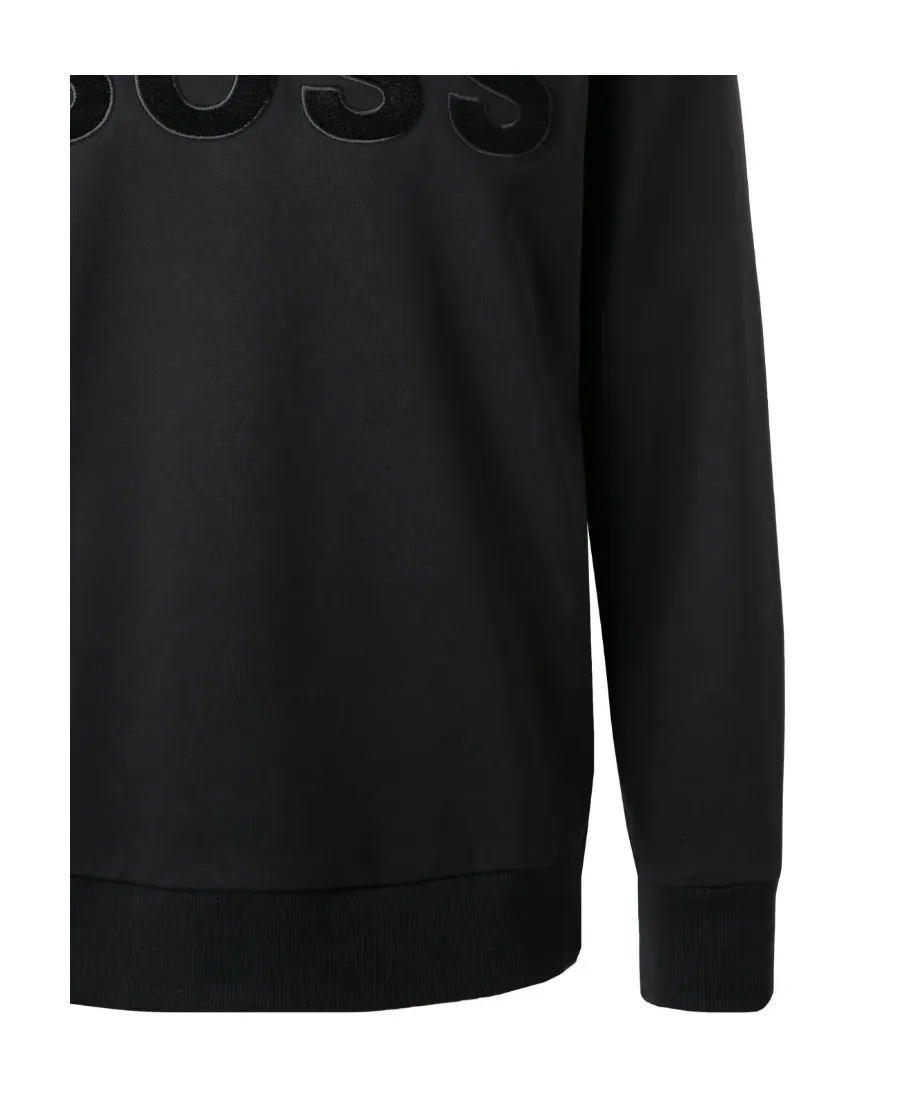 Logo Pattern Pullover Sweater