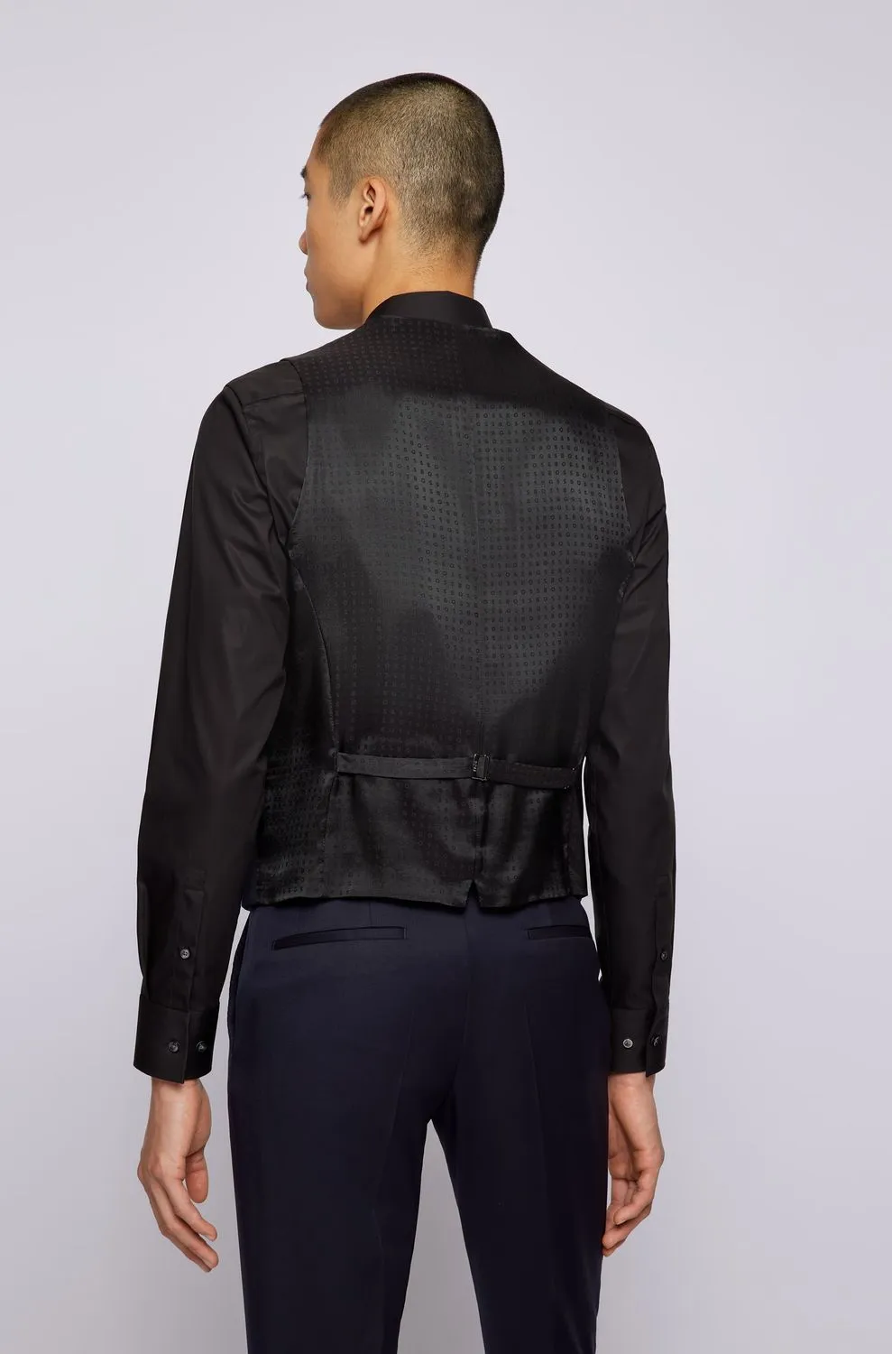 Single-Breasted V-Neck Waistcoat