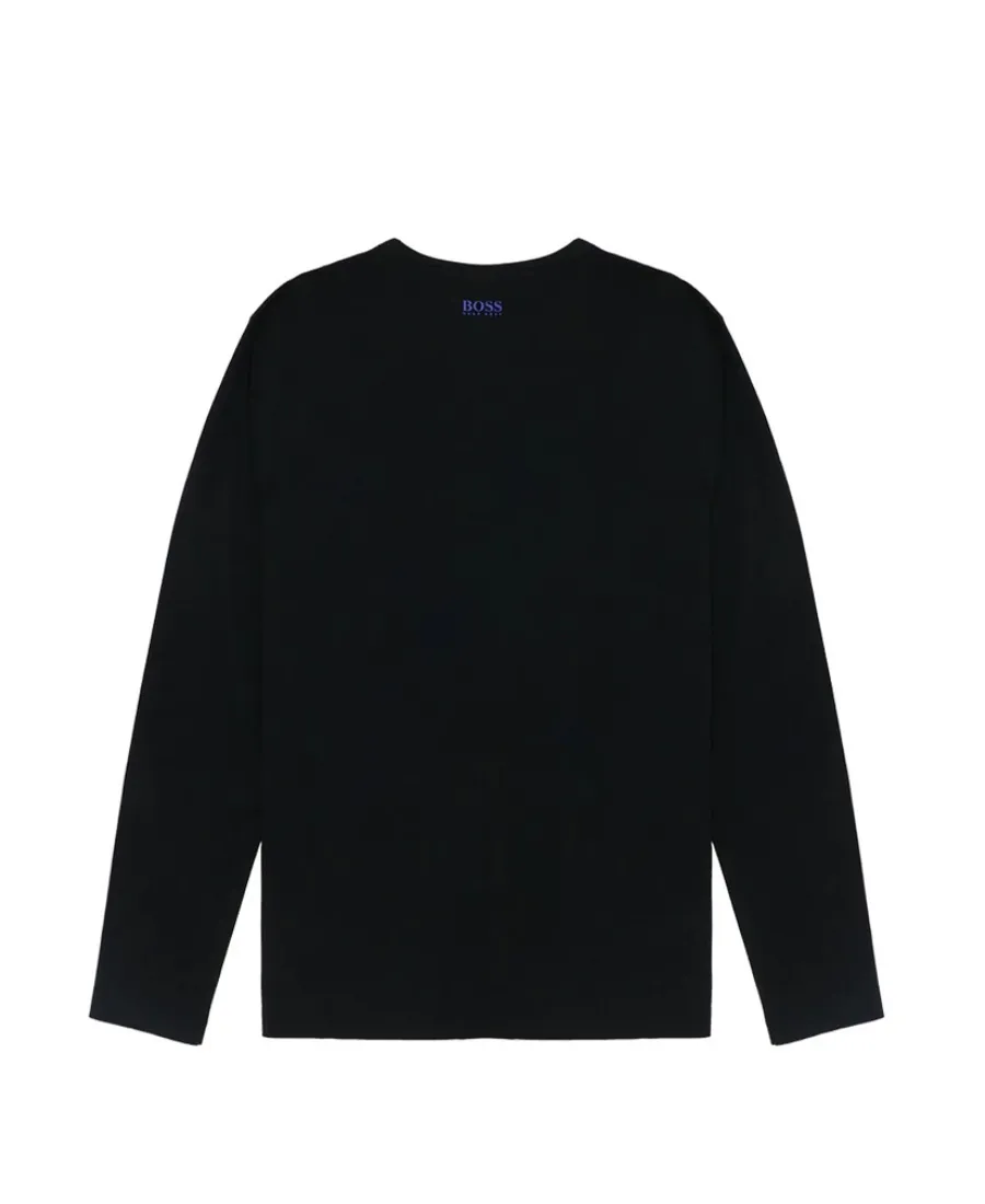 T-Shirt With Round Neck And Long Sleeves