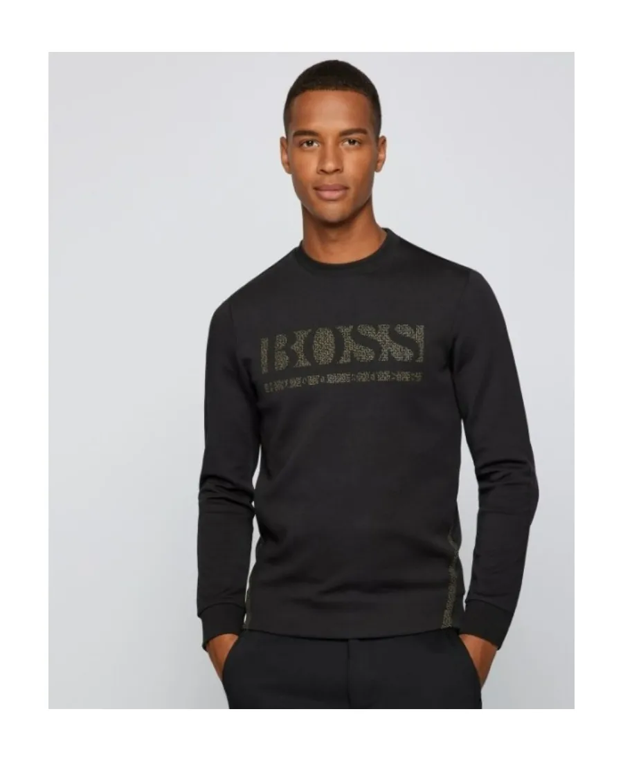 Slim-Fit Pixellated Logo Sweatshirt