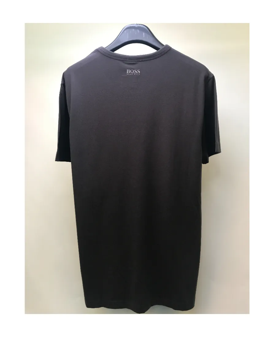 Open-Necked Black Shirt