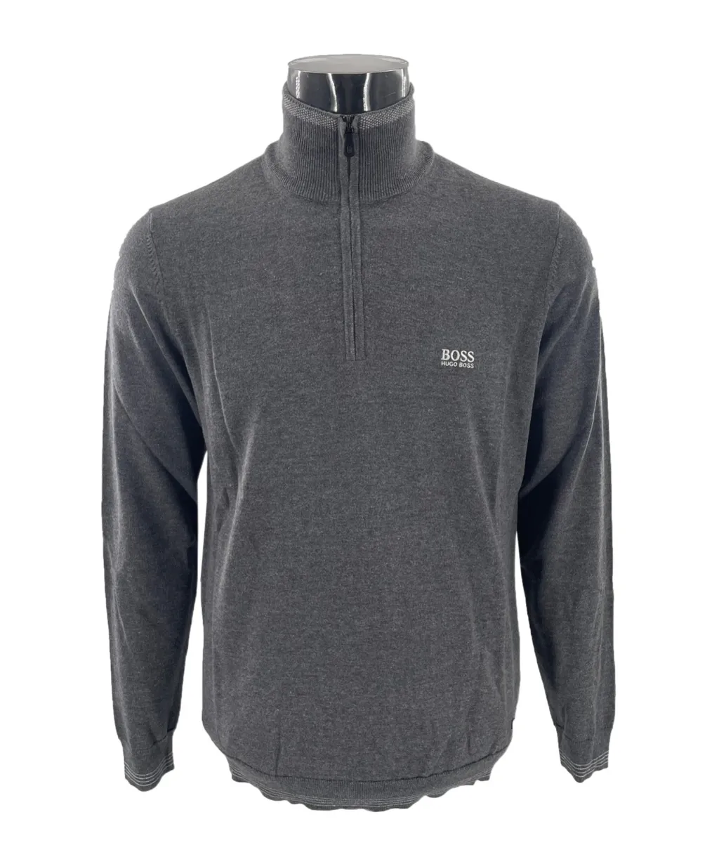 Zippered Long-Sleeved Sweater