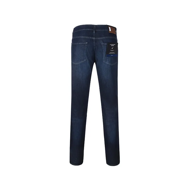 Straight-Leg Denim Jeans