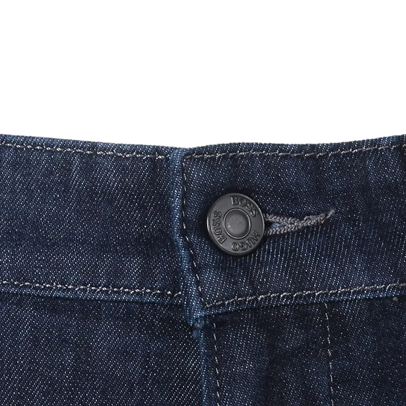 Straight-Leg Denim Jeans