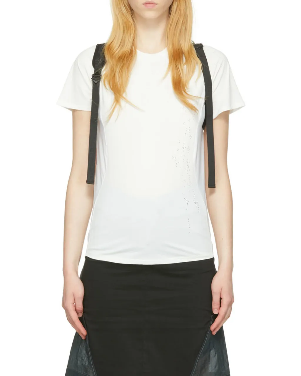 Logo Round Collar Short-Sleeved T-Shirt