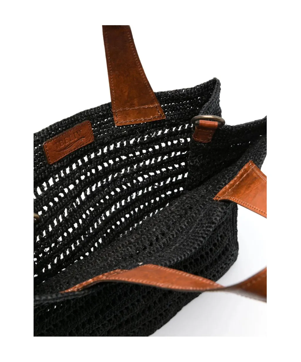 Nosy Straw Tote Bag
