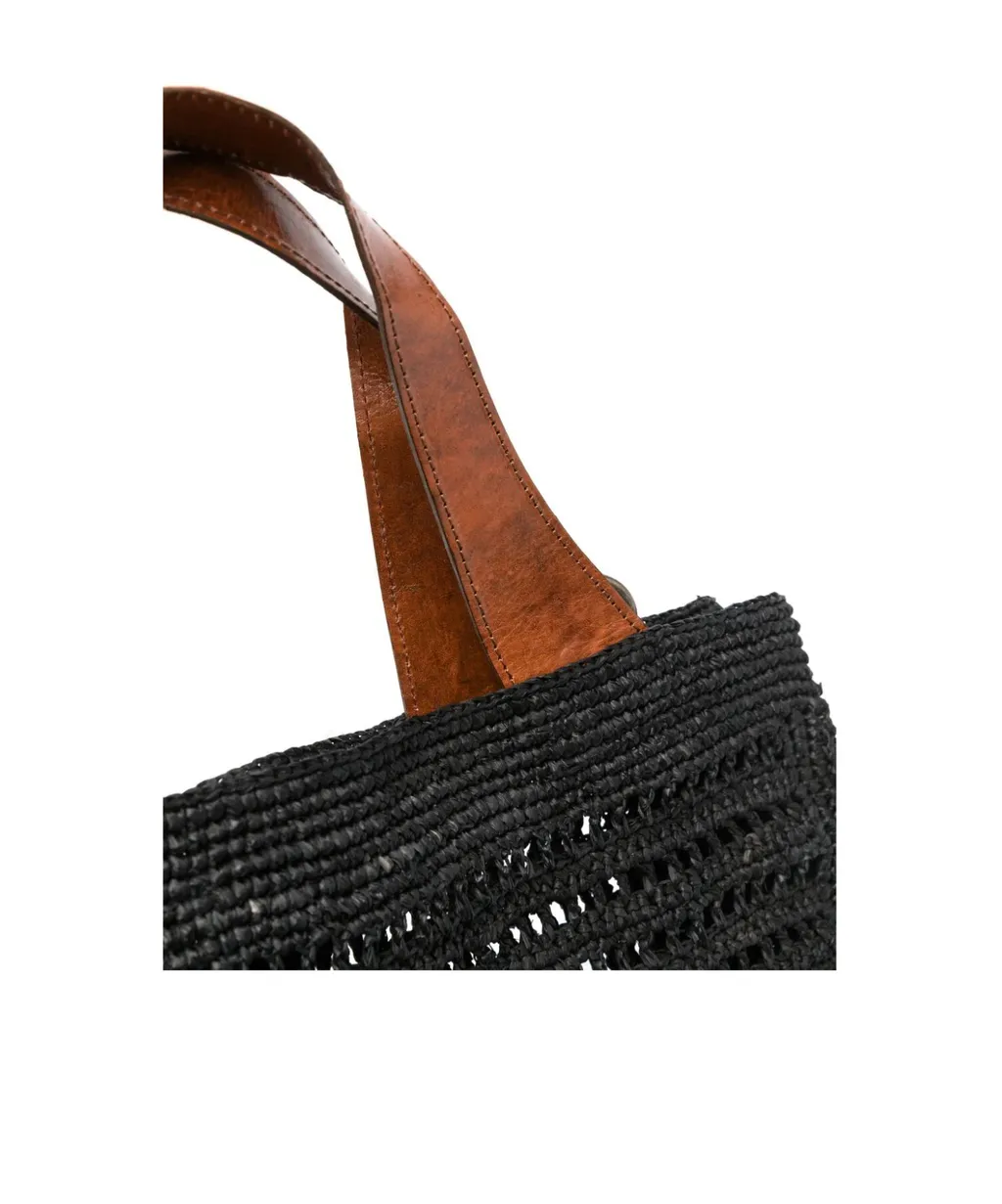 Nosy Straw Tote Bag