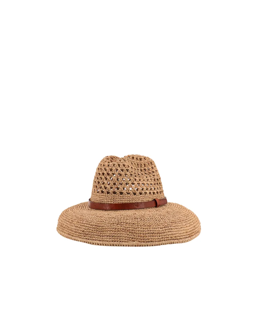 Soa Wide-Brim Woven Hat