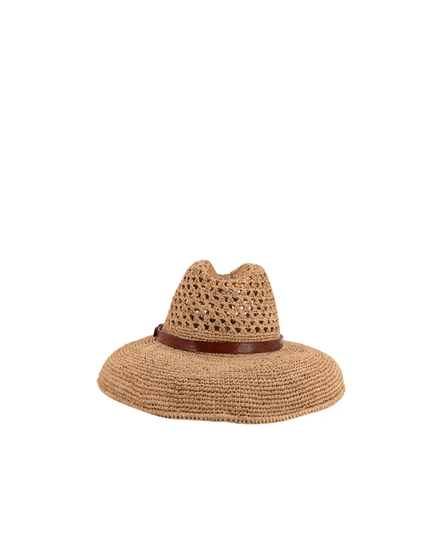Soa Wide-Brim Woven Hat