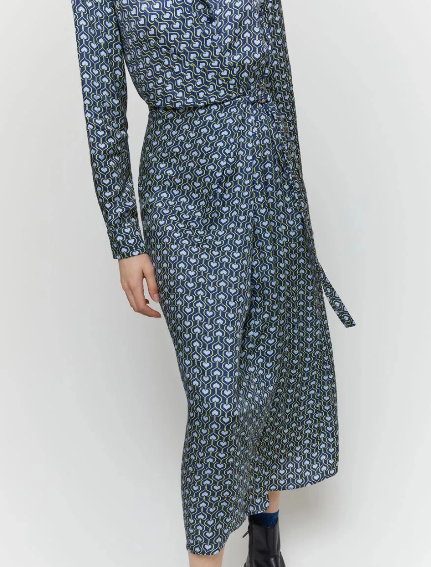 Heart-Print Dress