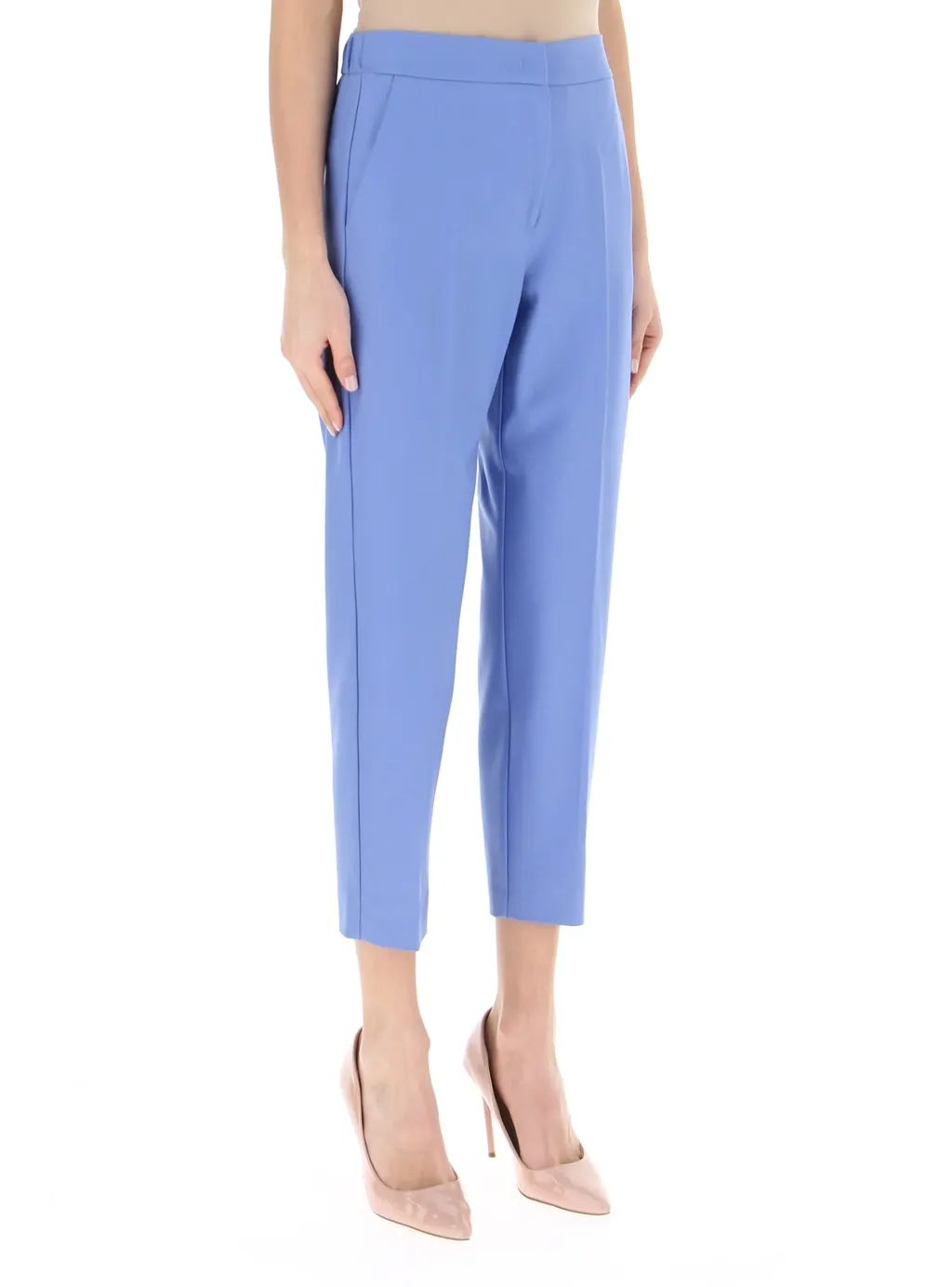 Iron-Sewn Elastic Waist Casual Pants