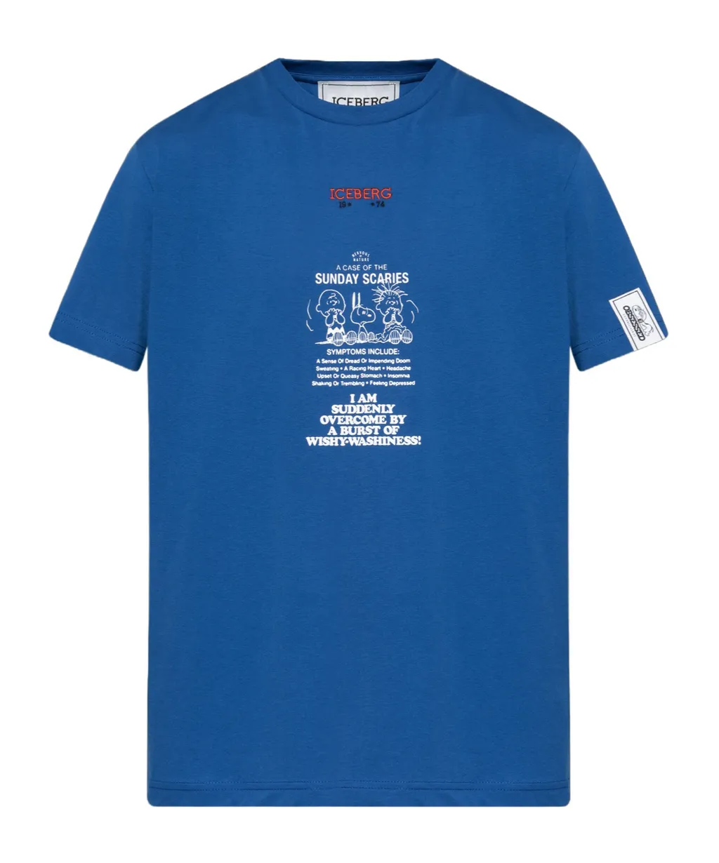 Round-Neck Printed T-Shirt