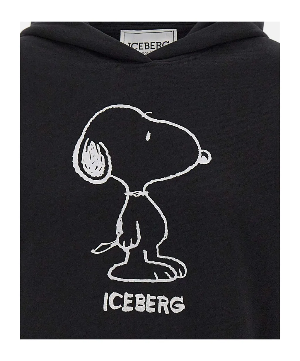 Logo Printed Long Sleeved Hoodie