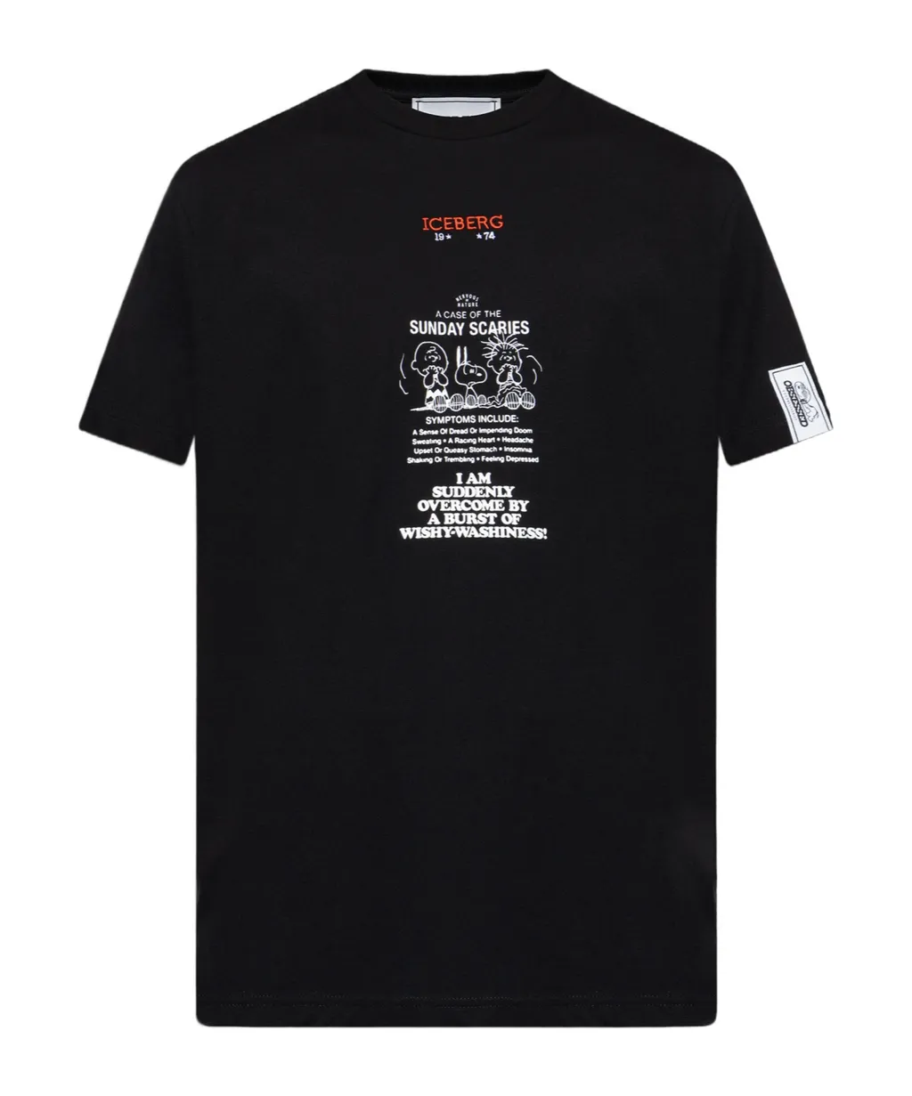 Round-Neck Printed T-Shirt