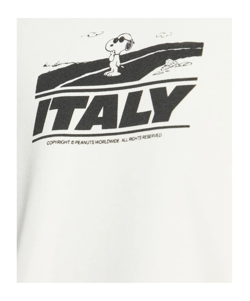 Crew Neck Printed Sweatshirt