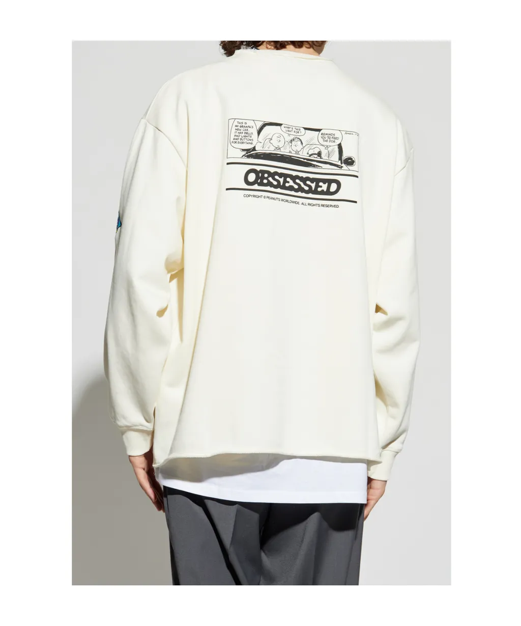 Crew Neck Printed Sweatshirt