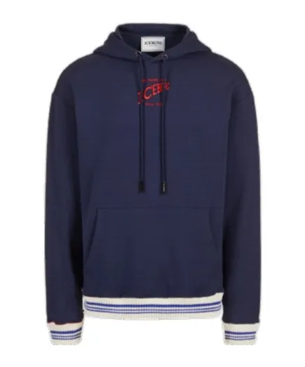 Logo Embroidered Hooded Sweatshirt