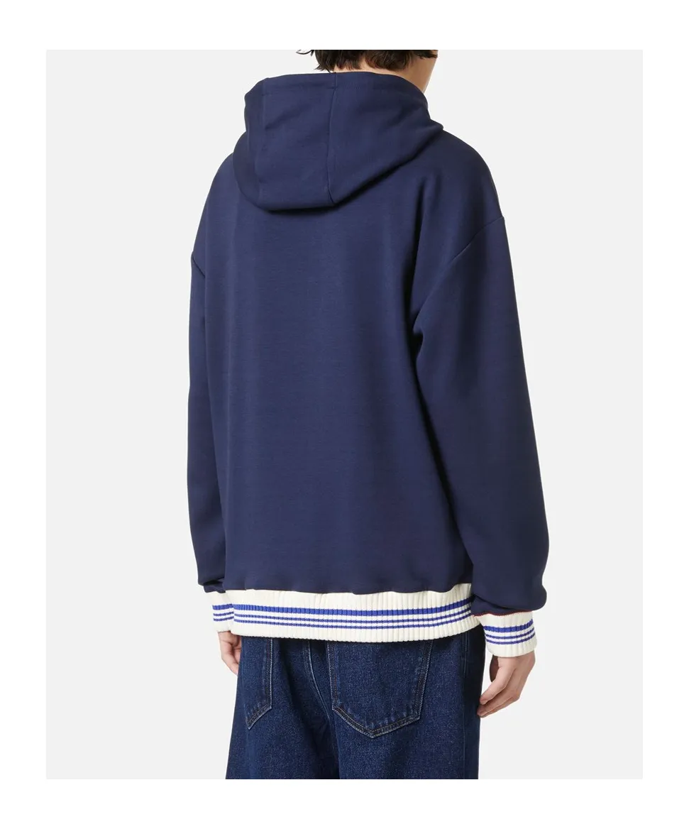 Logo Embroidered Hooded Sweatshirt