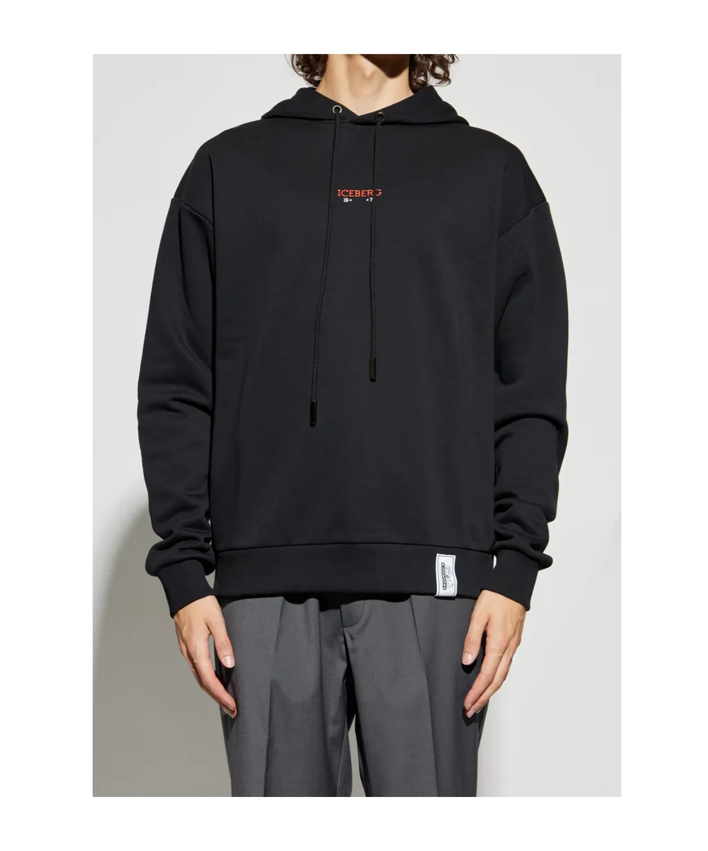 Logo Embroidered Hooded Sweatshirt
