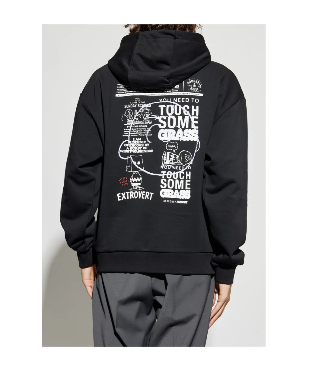 Logo Embroidered Hooded Sweatshirt
