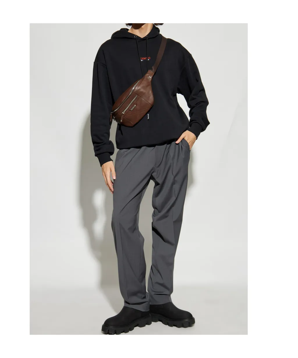 Logo Embroidered Hooded Sweatshirt
