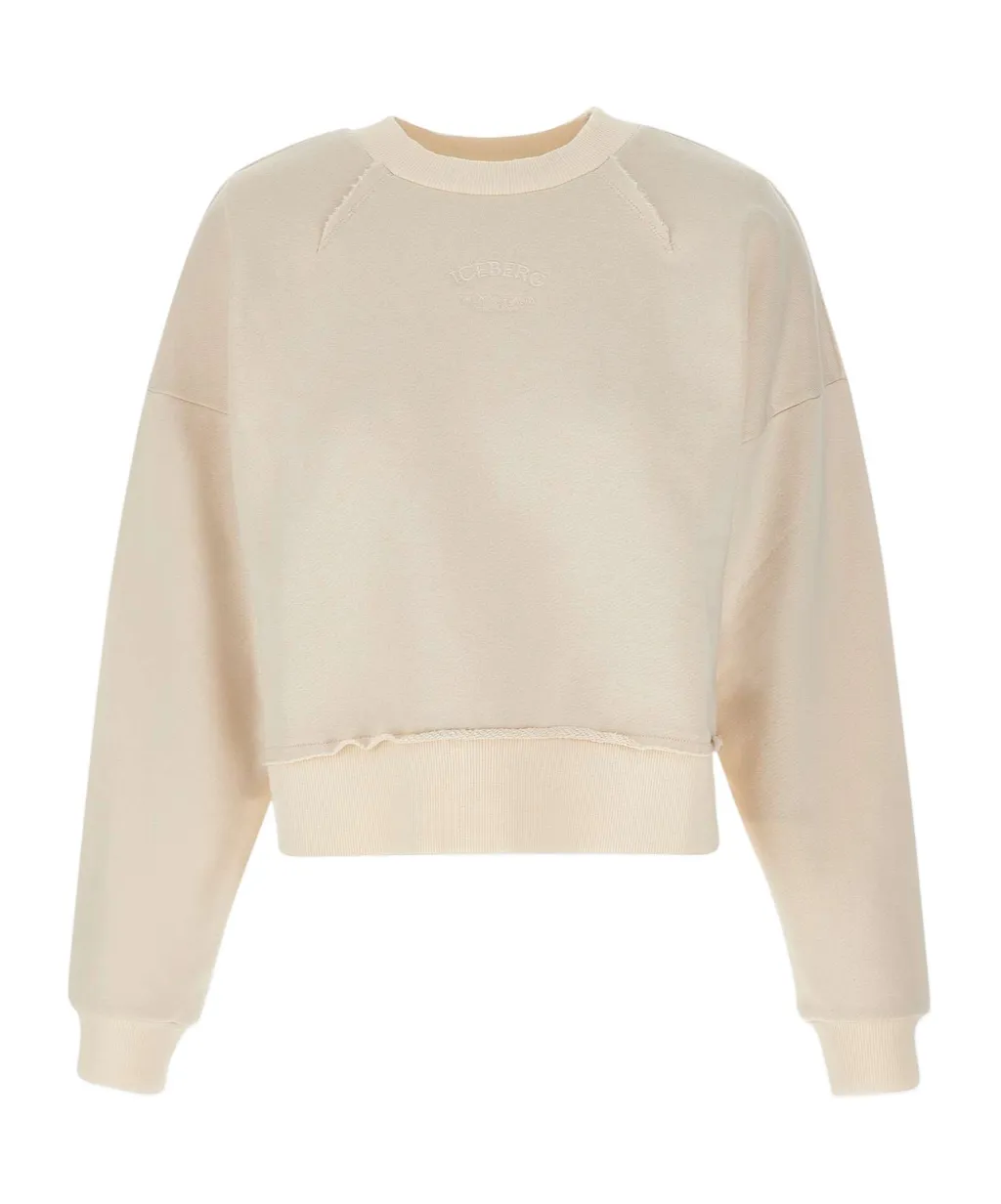 Round-Neck Long-Sleeve Sweatshirt