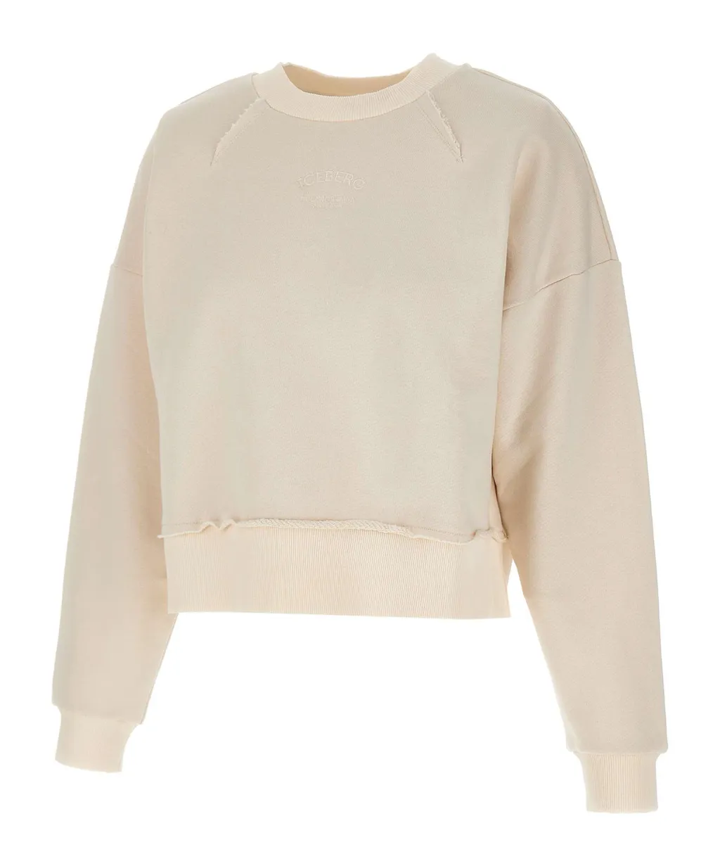 Round-Neck Long-Sleeve Sweatshirt