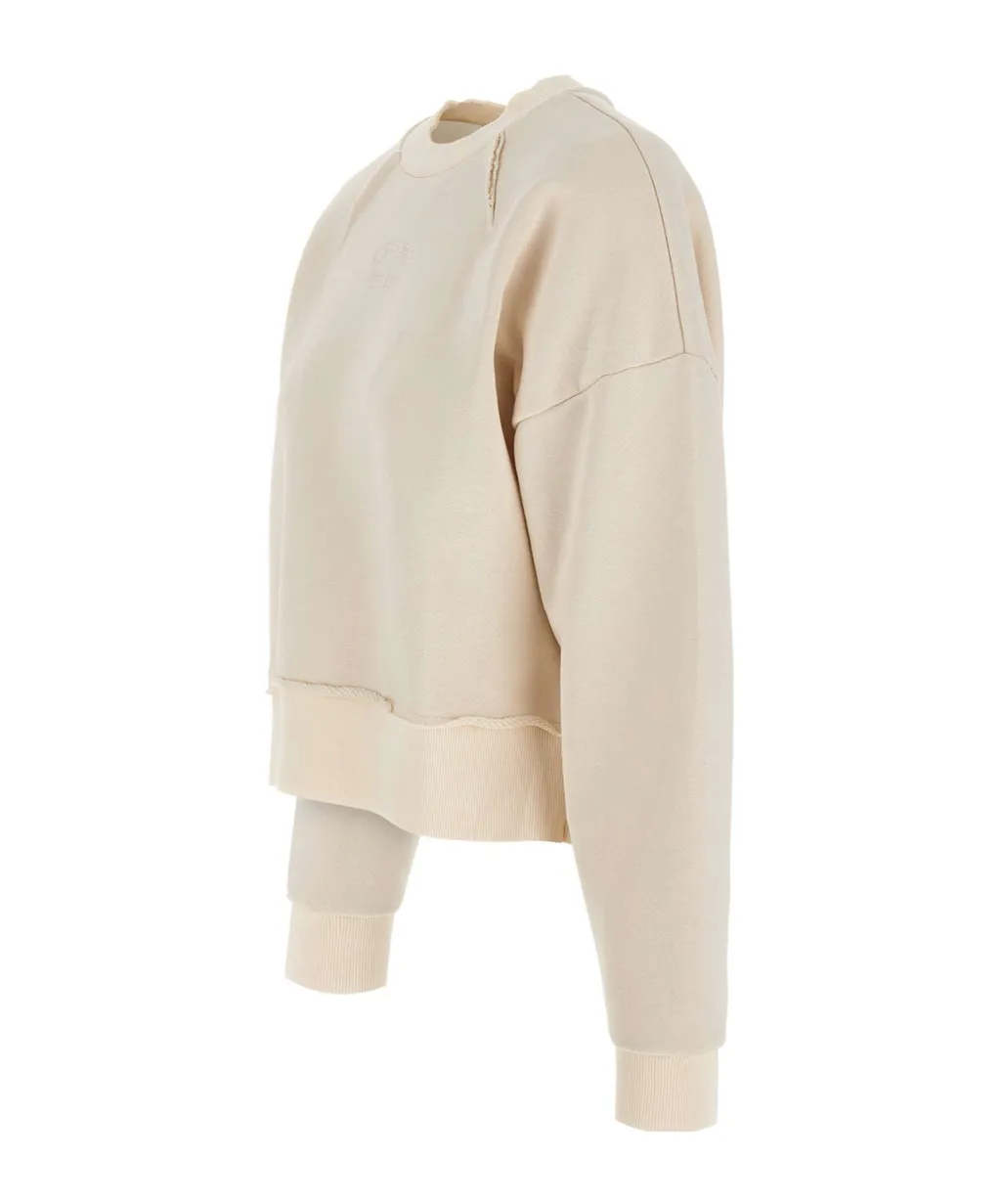 Round-Neck Long-Sleeve Sweatshirt
