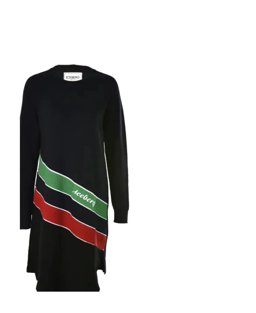 Asymmetrical Logo Dress