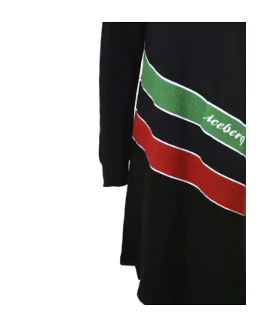 Asymmetrical Logo Dress
