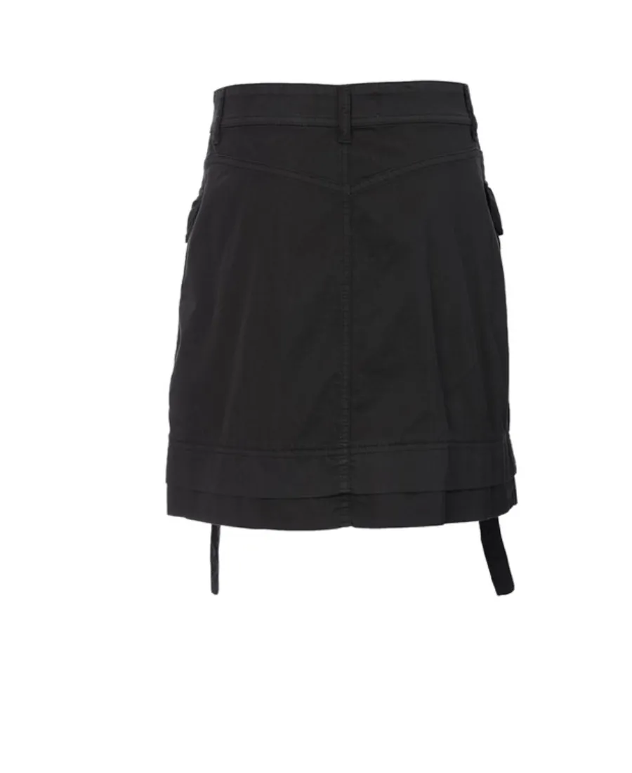 Zip-Detail Skirt