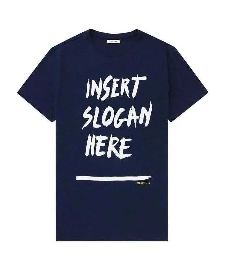 Round Collar Logo T-Shirt
