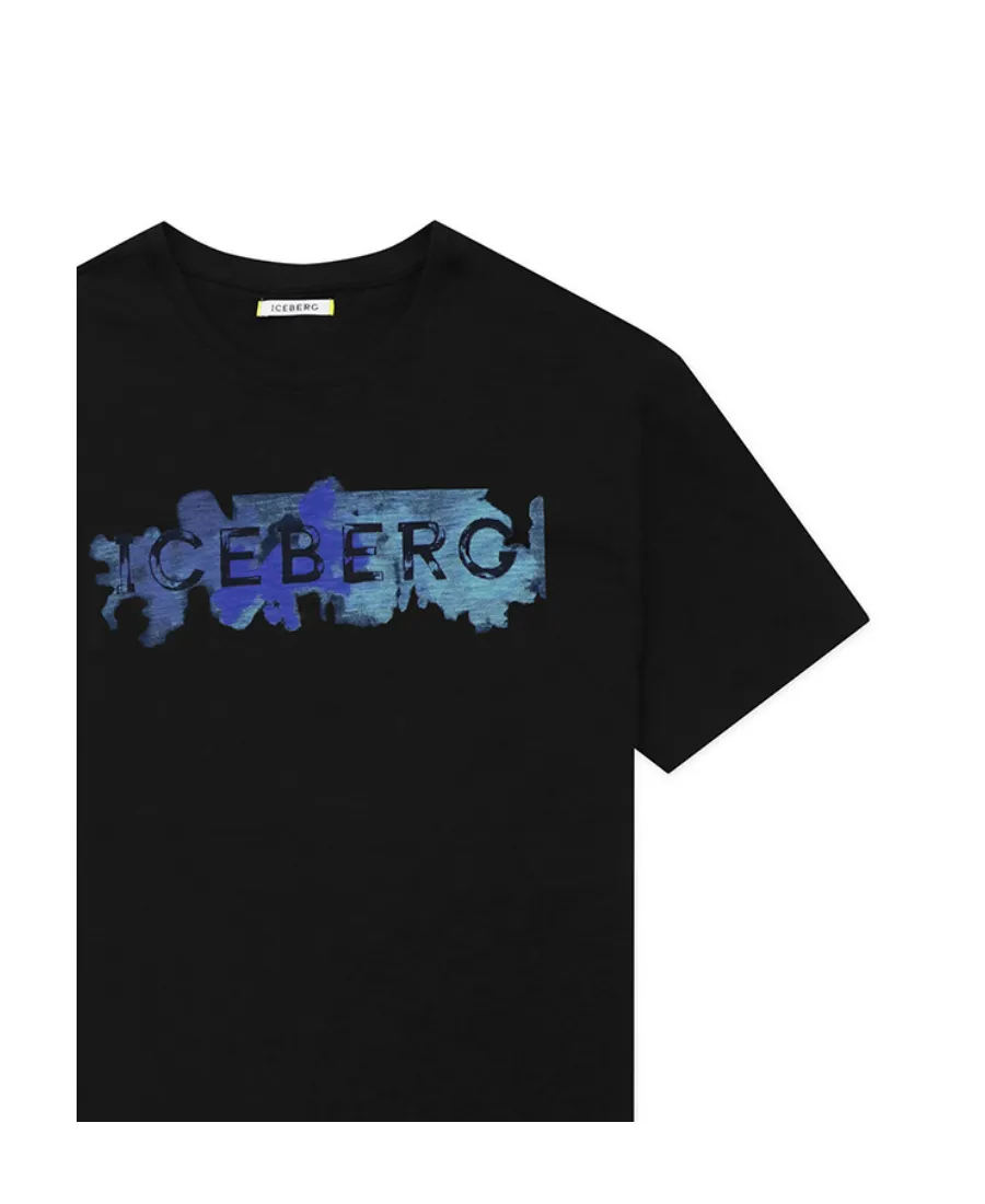 Round Collar Logo T-Shirt