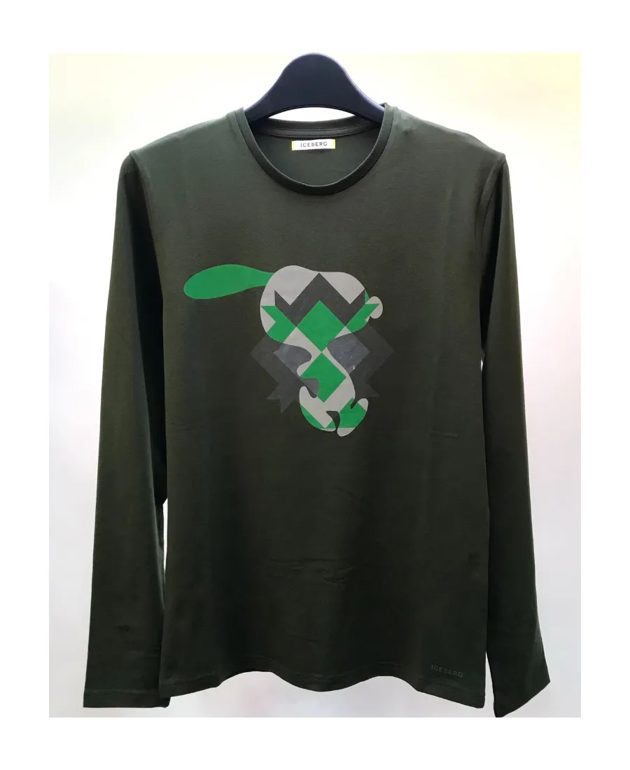 Round Collar And Long-Sleeved T-Shirt