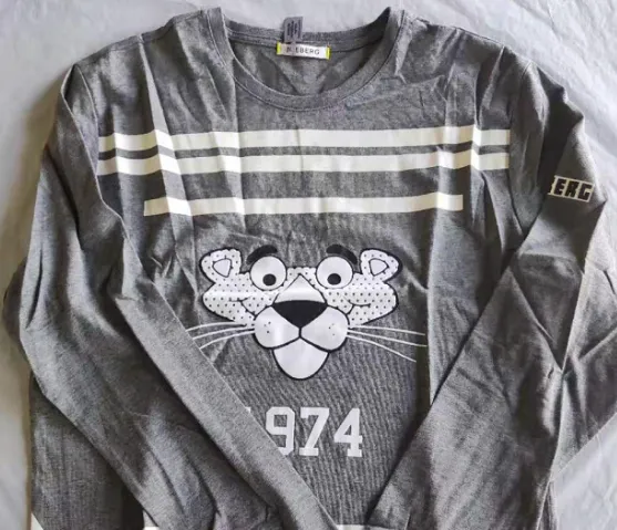 Printed Long-Sleeved T-Shirt