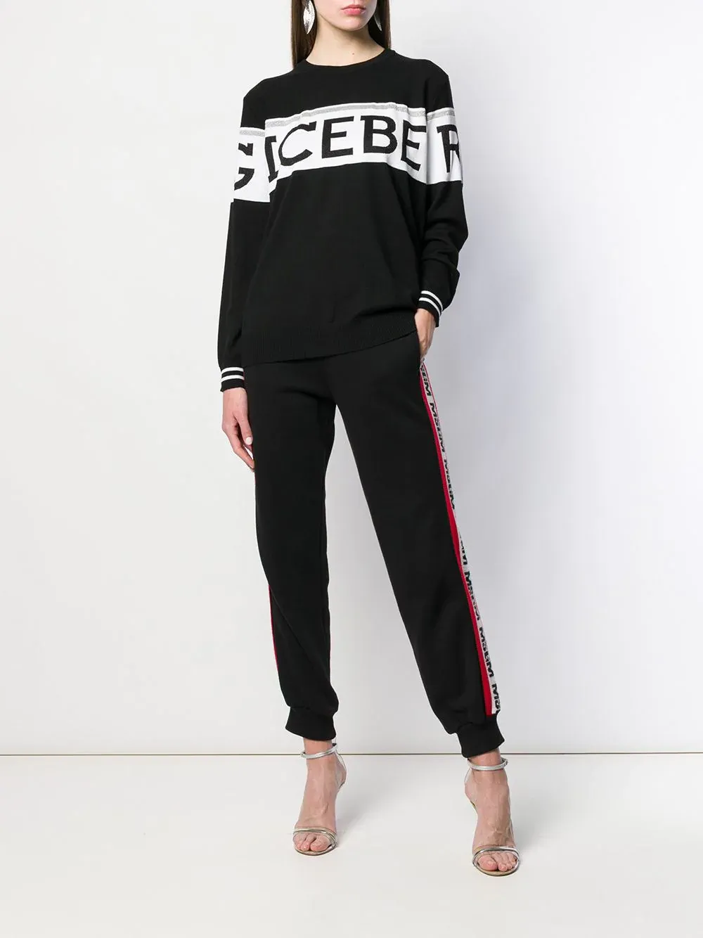 Knit Logo Print Jumper