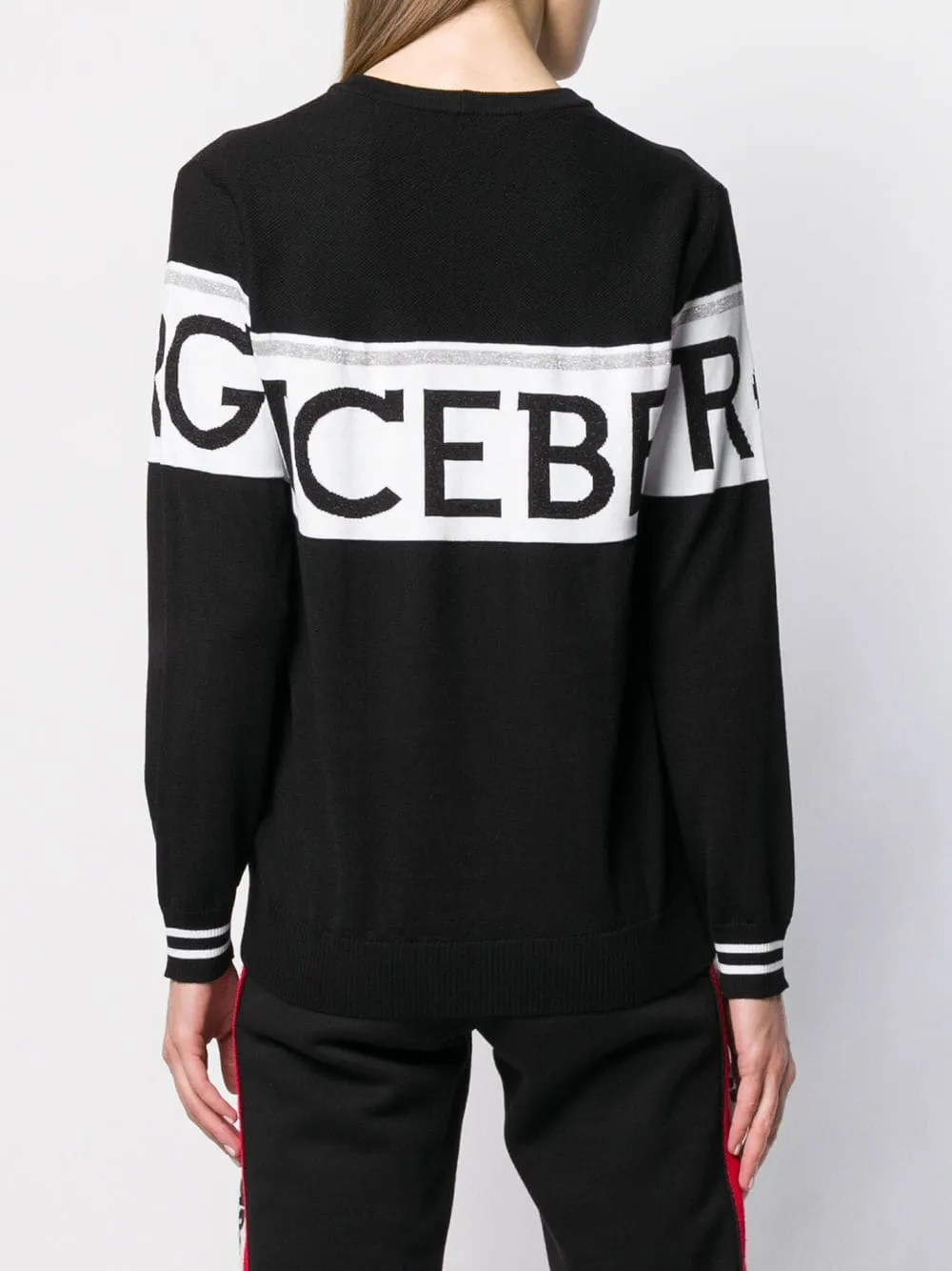 Knit Logo Print Jumper