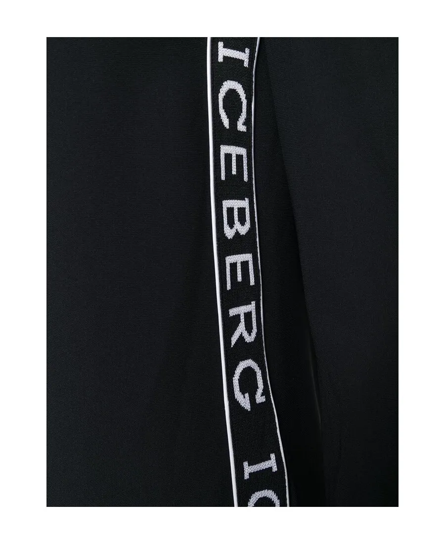 Logo Ribbon Medium-Length Dress